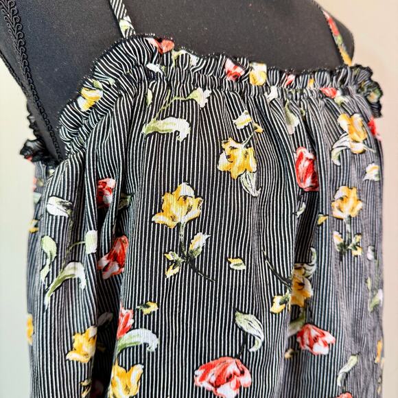 Takara Top Blouse Women’s Large Flowy Lightweight Floral Resort Wear Feminine - Picture 9 of 15